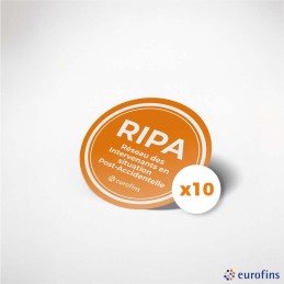 N81QB - Pack of 10 RIPA labels