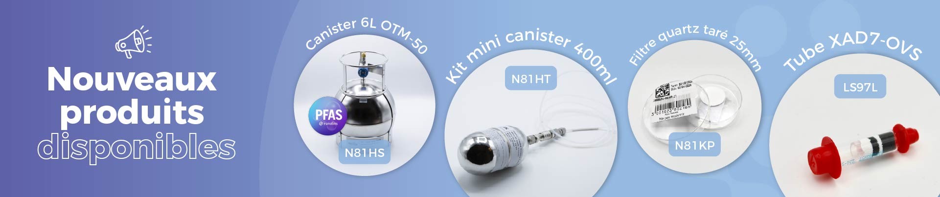 Nouveaux produits disponibles sur MySupportAir !